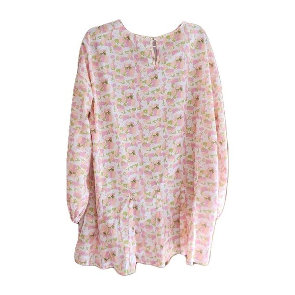 Boohoo Boho NWT Floral Dress Pink White Coral Lightweight Hippie Festival Size 6 - Picture 3 of 8